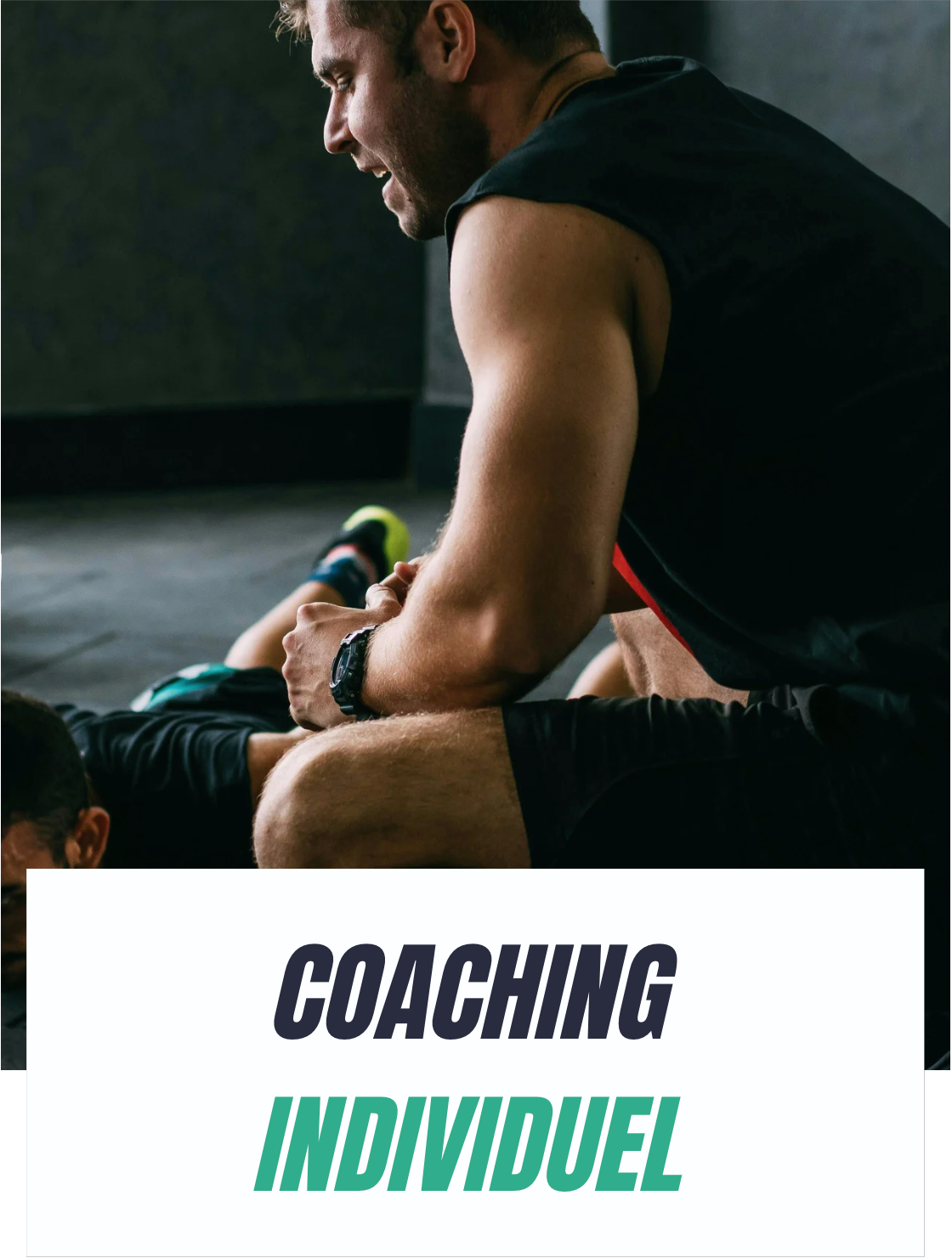 Icone du coaching individuel de votre salle de sport de remise en forme à Lambesc